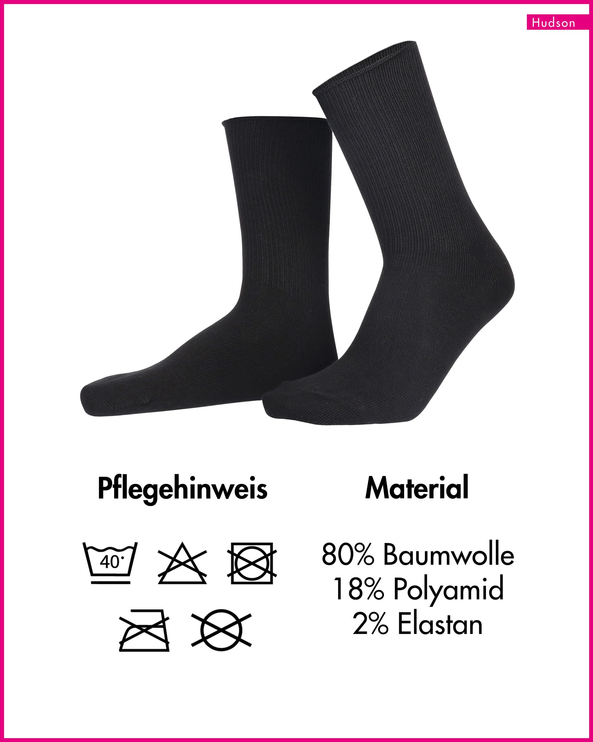 hudson-relax-soft-socken-herren-schwarz-baumwolle-43-46 image 3