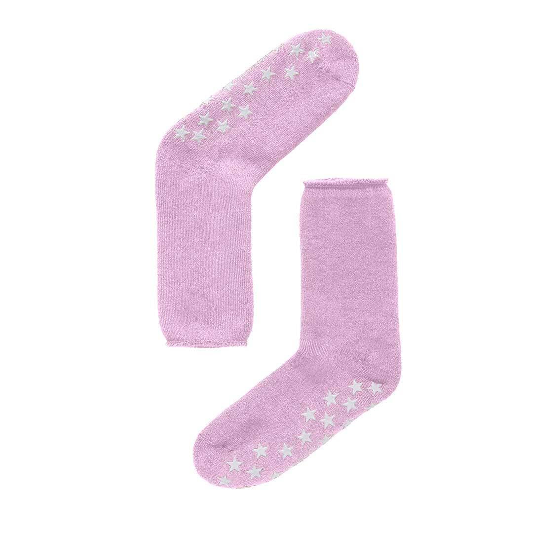 hudson-homepads-kuschelsocken-purple-red-35-38-rutschfest image 8