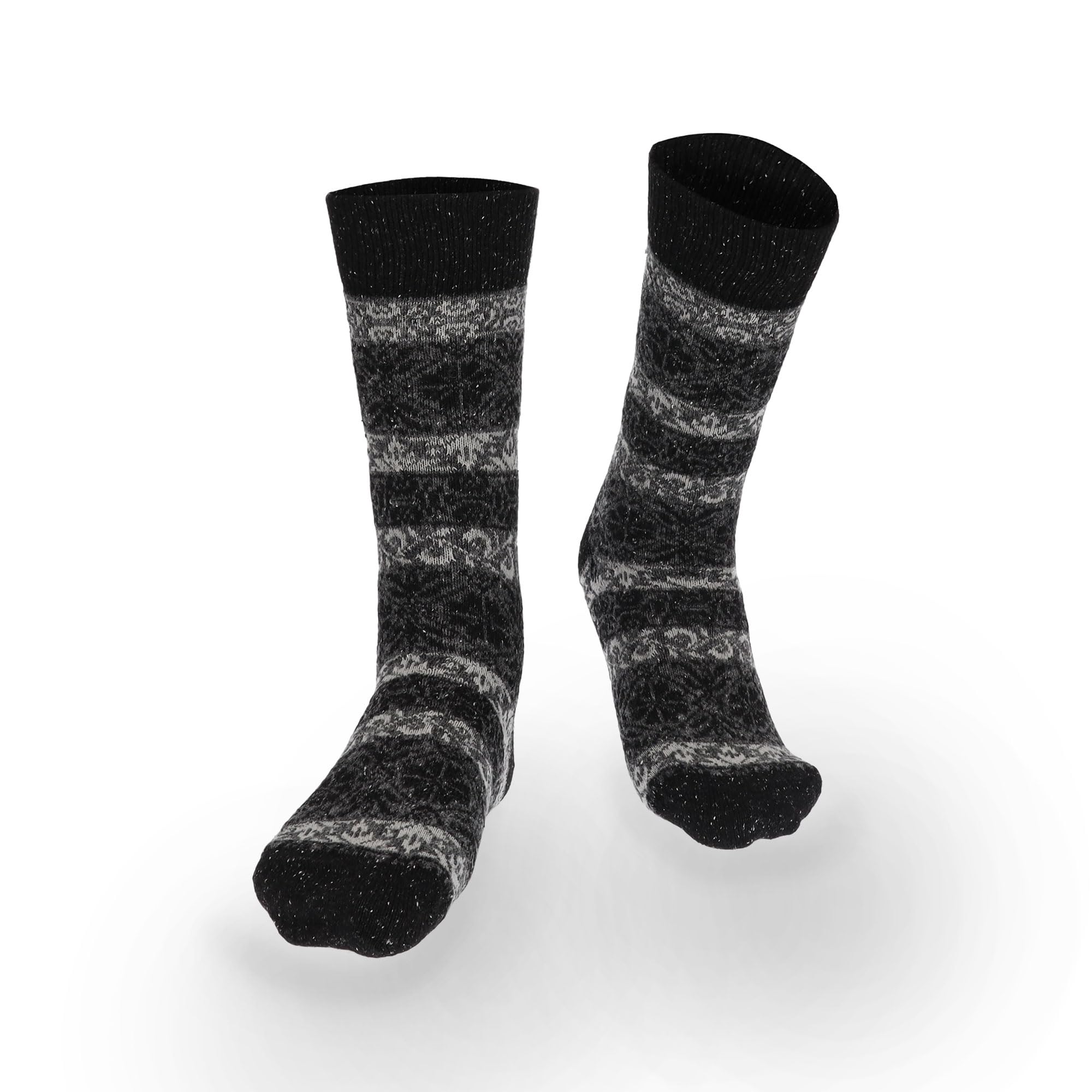 hudson-noble-nordic-herren-socken-schwarz-39-42-norweger image 2