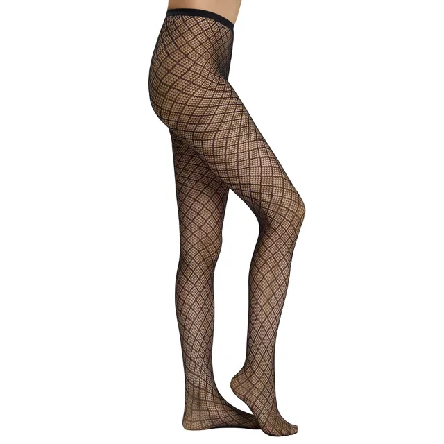 hudson-cozy-sparkly-damen-strumpfhose-schwarz-20-den-gemustert image 1