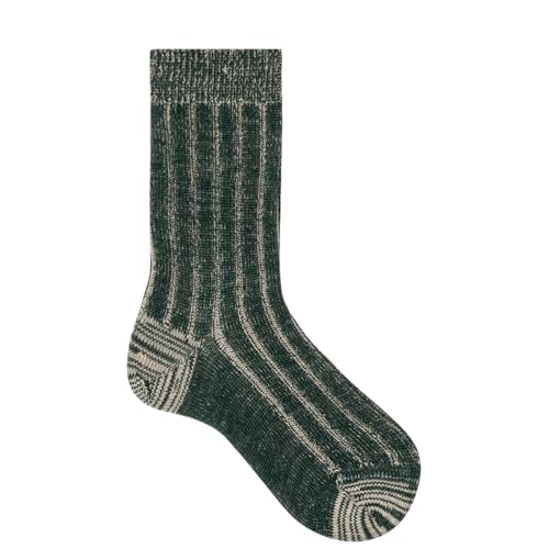 hudson-paint-damensocken-rippe-bottle-green-35-38 image 4