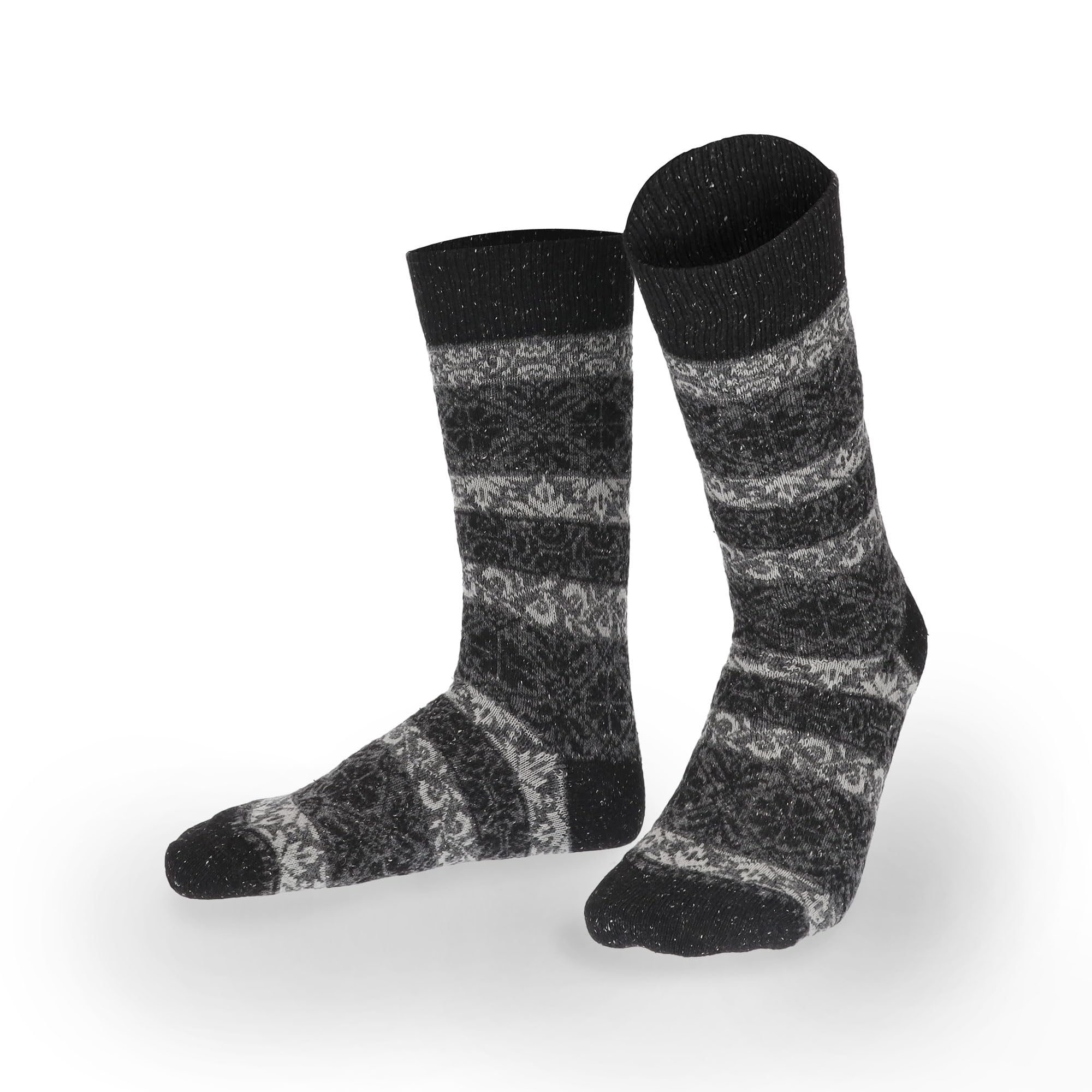 hudson-noble-nordic-herren-socken-schwarz-39-42-norweger image 1