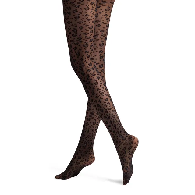 hudson-sparkly-leo-strumpfhose-20-den-38-40-animal-print image 1