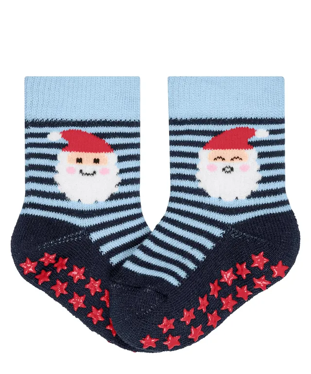 falke-simple-stripes-stoppersocken-baby-blau-62-68 image 1
