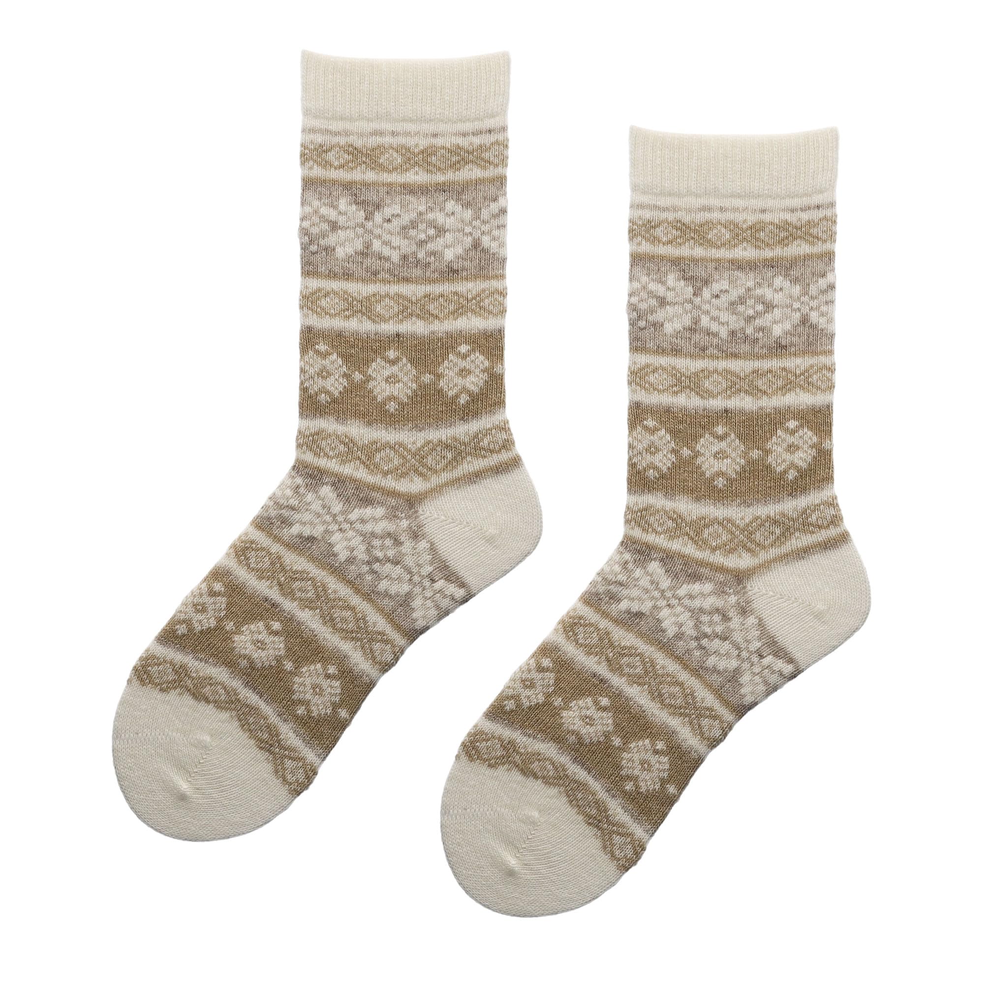hudson-cozy-nordic-socken-ochre-brown-woll-mix-norweger image 4