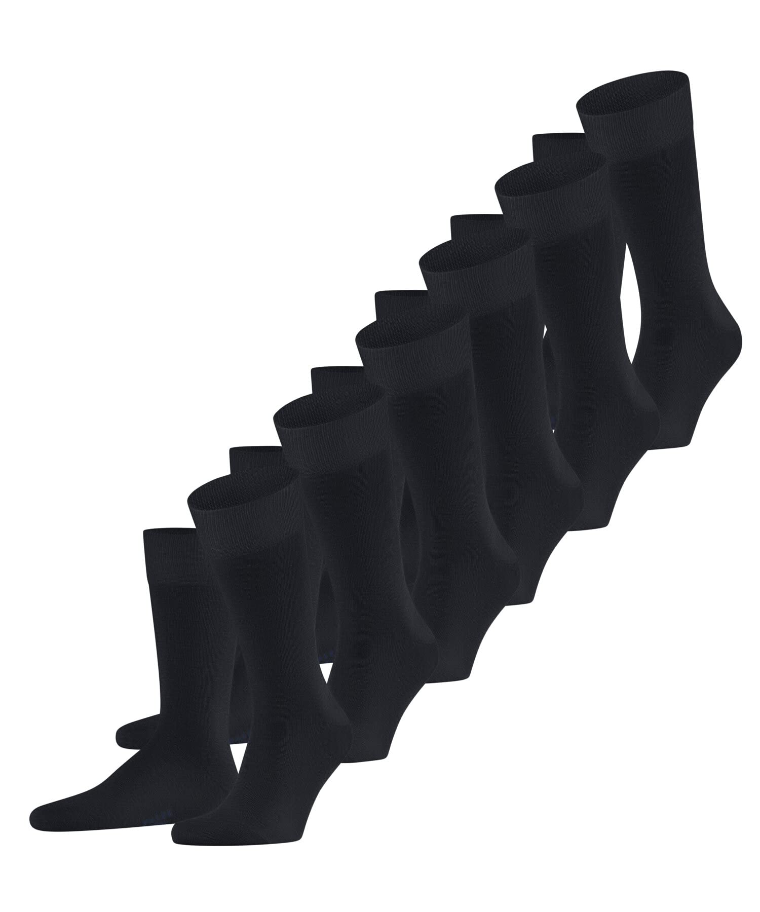 falke-happy-herrensocken-baumwolle-6-paar-schwarz-43-46 image 7