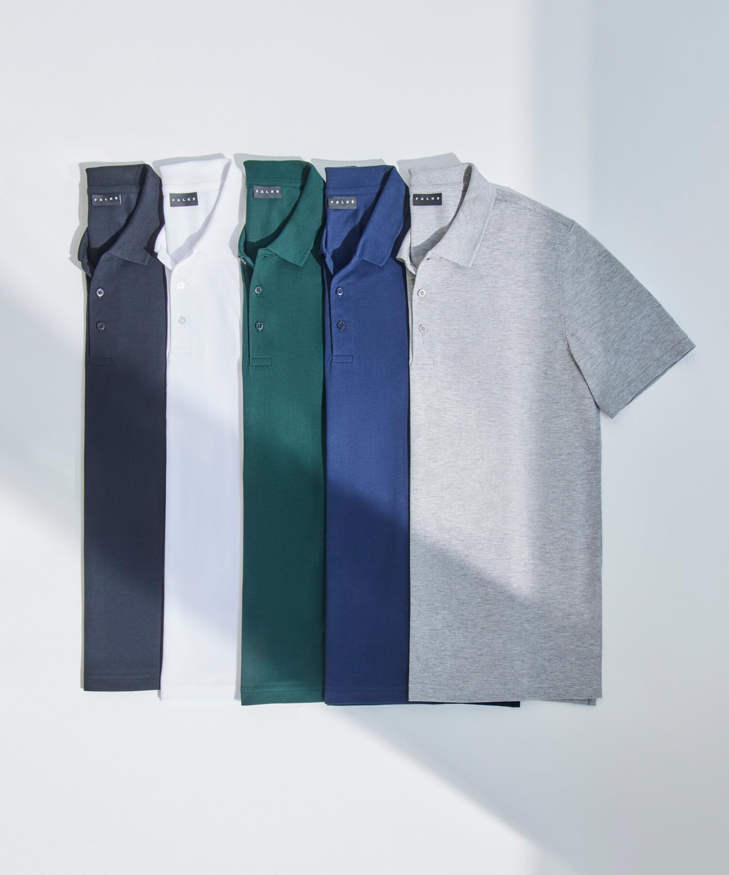 falke-basic-herren-poloshirt-piqu-pima-baumwolle-wei image 6