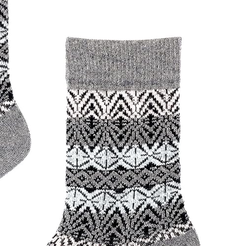 hudson-cosmic-nordic-socken-damen-grau-gemustert-35-38 image 8