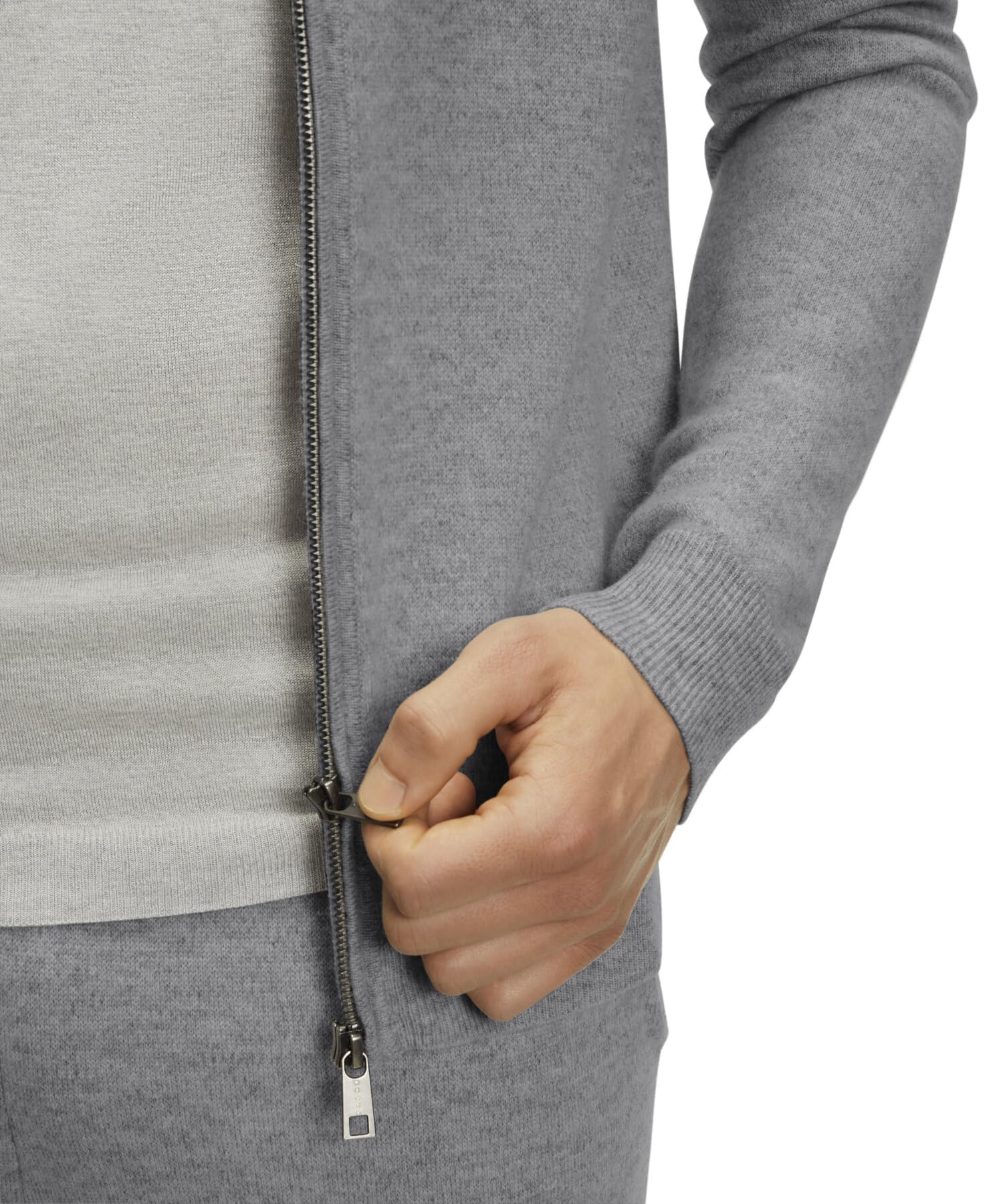 falke-luxury-hooded-zip-jacke-herren-schwarz-l-kaschmir image 4