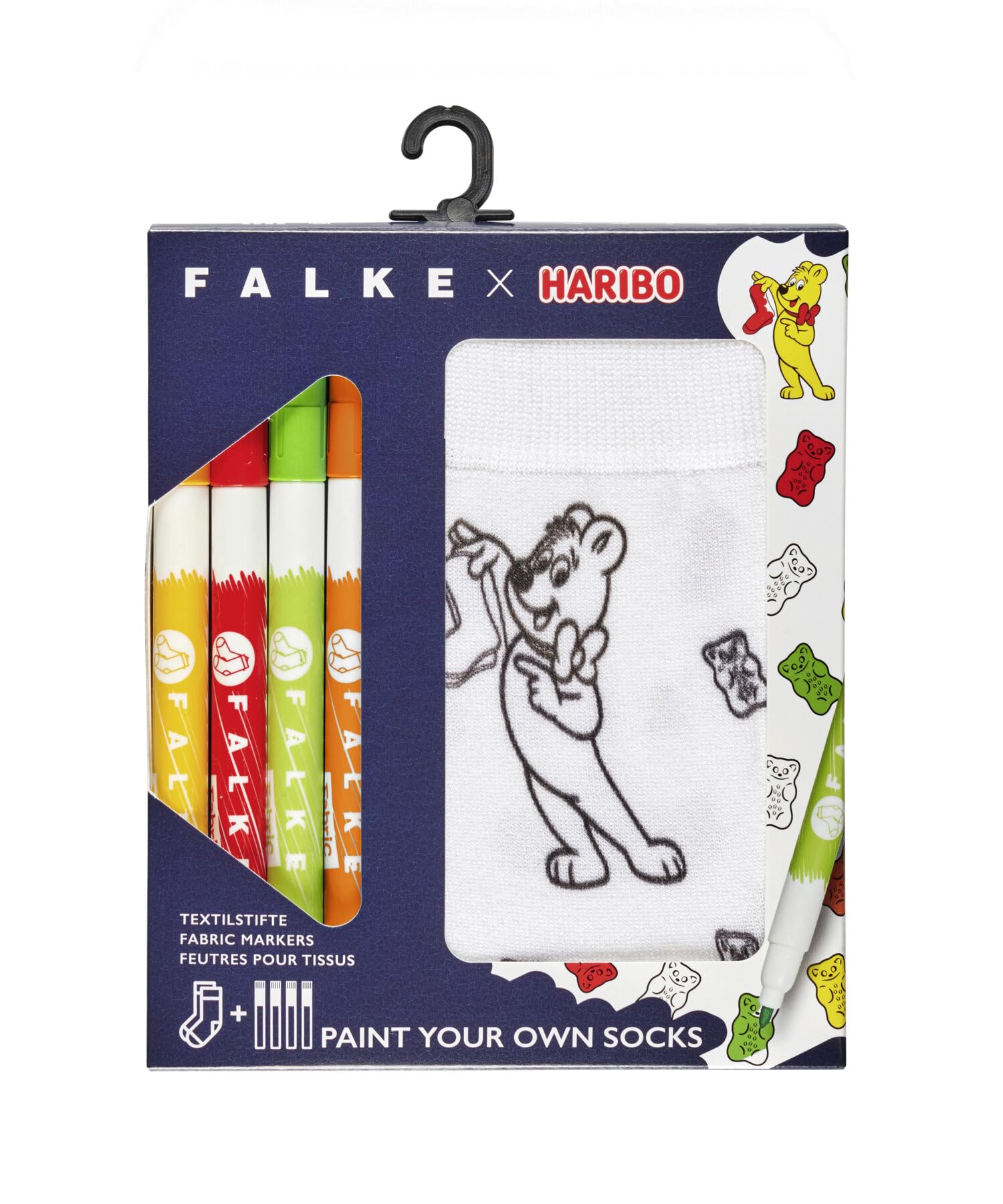 falke-x-haribo-paint-set-kindersocken-baumwolle-1-paar image 2