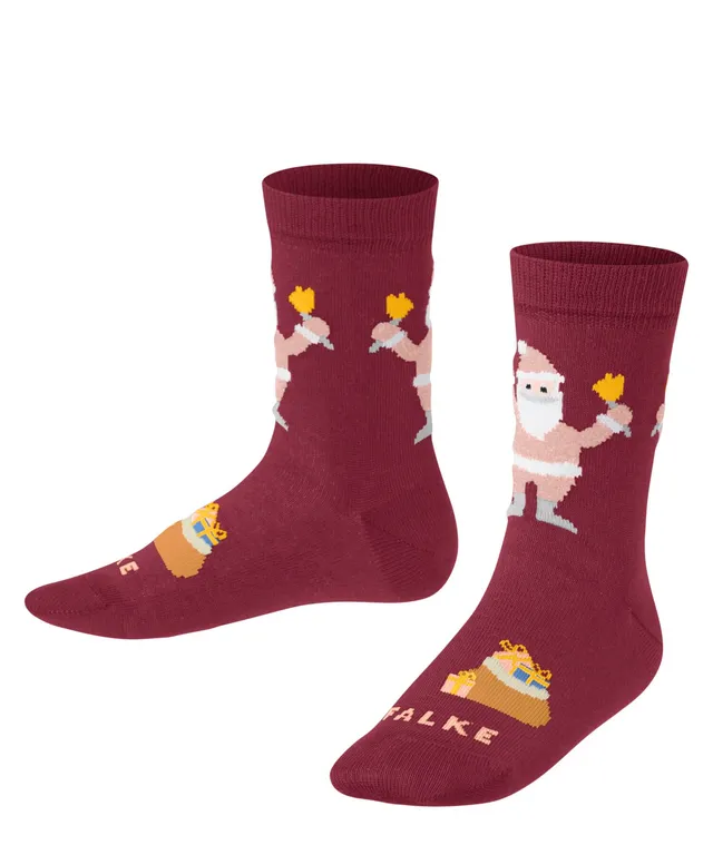 falke-happy-santa-kindersocken-baumwolle-weihnachten image 1