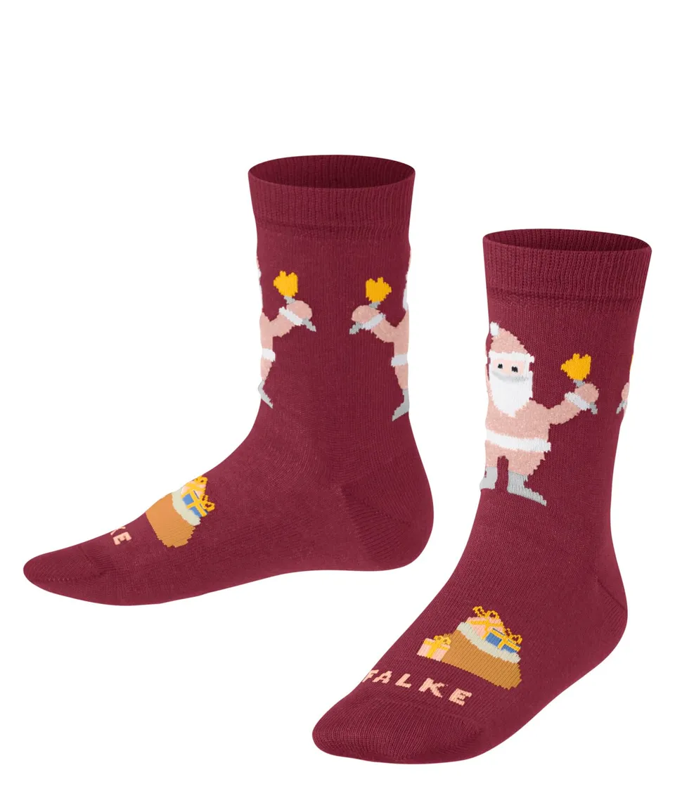 falke-happy-santa-kindersocken-baumwolle-weihnachten image 1
